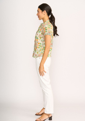 Crush Cap Sleeve Shirt