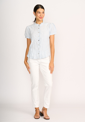 Crush Cap Sleeve Shirt