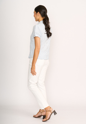 Crush Cap Sleeve Shirt