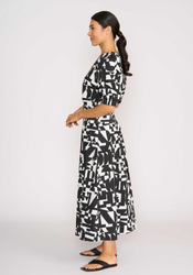 Shirred Waist ALine Skirt