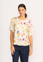 Ruffles & Scoop Hem Top