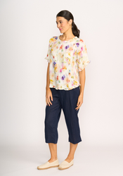 Ruffles & Scoop Hem Top