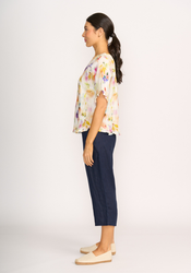 Ruffles & Scoop Hem Top