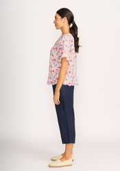 Ruffles & Scoop Hem Top