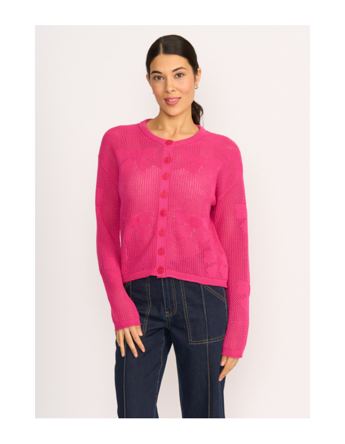 Foil Bunch of Bows Cardigan