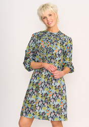 Pintuck & Lace Dress