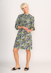 Pintuck & Lace Dress