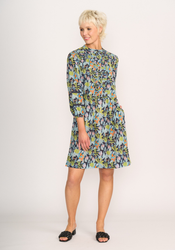 Pintuck & Lace Dress