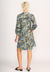 Pintuck & Lace Dress