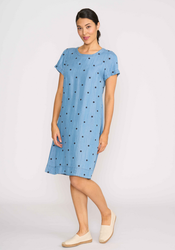 Short Sleeve A-line Dress