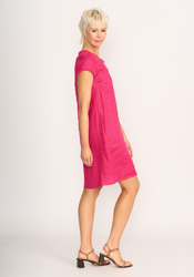 Fringe Scoop Neck Dress