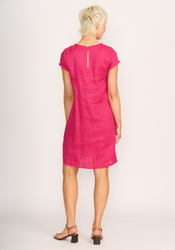 Fringe Scoop Neck Dress