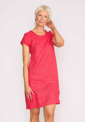 Fringe Scoop Neck Dress