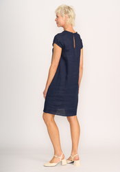 Fringe Scoop Neck Dress