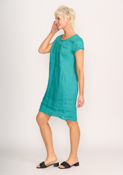 Fringe Scoop Neck Dress