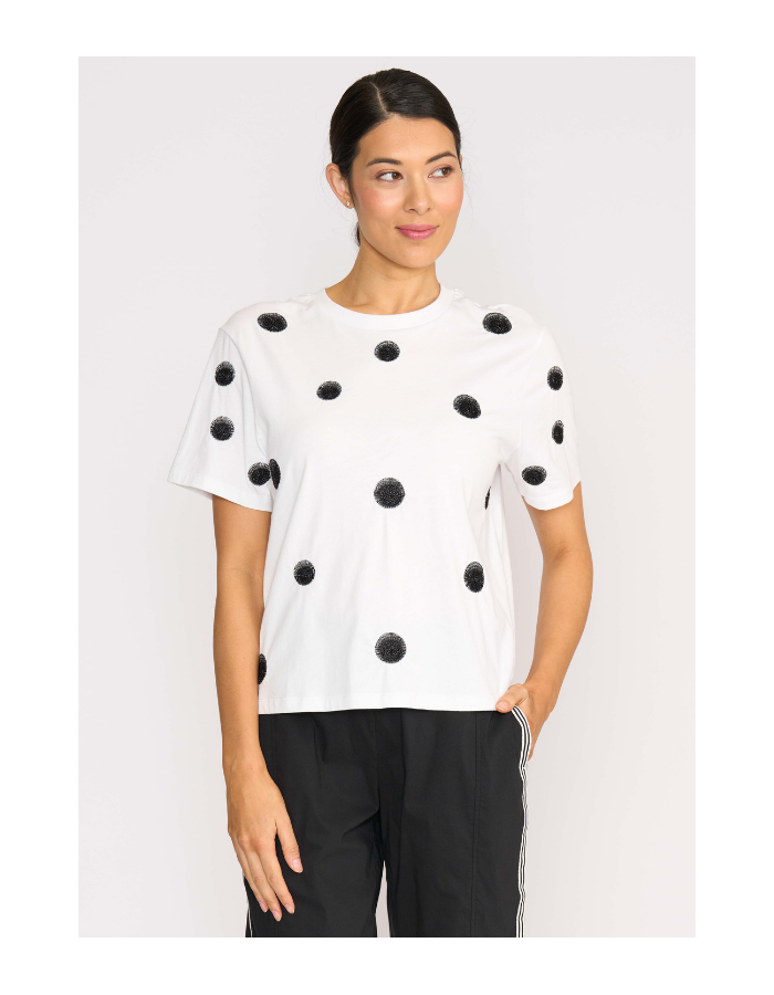Memo Beaded T-Shirt