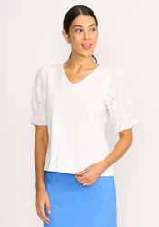 Contrast Sleeves Top