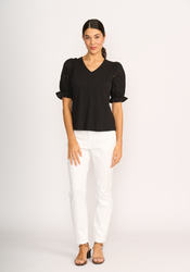 Contrast Sleeves Top