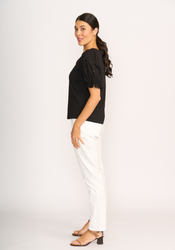 Contrast Sleeves Top