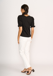 Contrast Sleeves Top