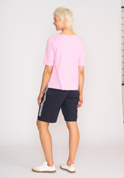 Wide Neck Elbow Slv Top