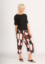 Wide Neck Elbow Slv Top