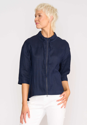 Relaxed Zip Front Jacket