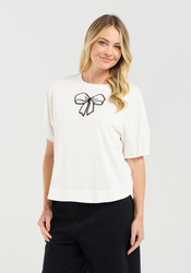 Bridie Bow Tie Tee