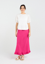 Ariane Broderie Sleeve Te