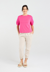 Ariane Broderie Sleeve Te