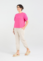 Ariane Broderie Sleeve Te