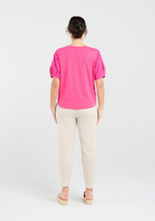 Ariane Broderie Sleeve Te