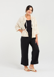 Jacquard Zip Front Jacket