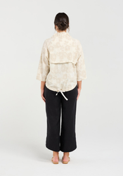 Jacquard Zip Front Jacket