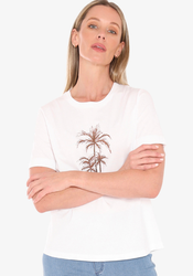 Beaded Palm Tee