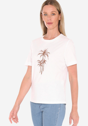 Beaded Palm Tee