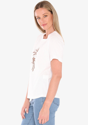 Beaded Palm Tee