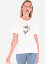 Beaded Palm Tee