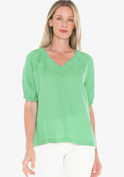 Gather V-Neck Top