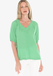 Gather V-Neck Top