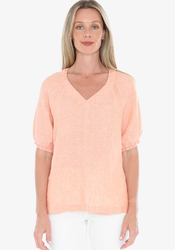 Gather V-Neck Top