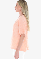 Gather V-Neck Top
