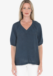 Gather V-Neck Top