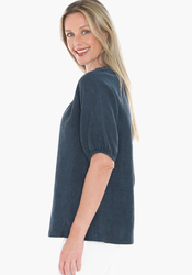 Gather V-Neck Top