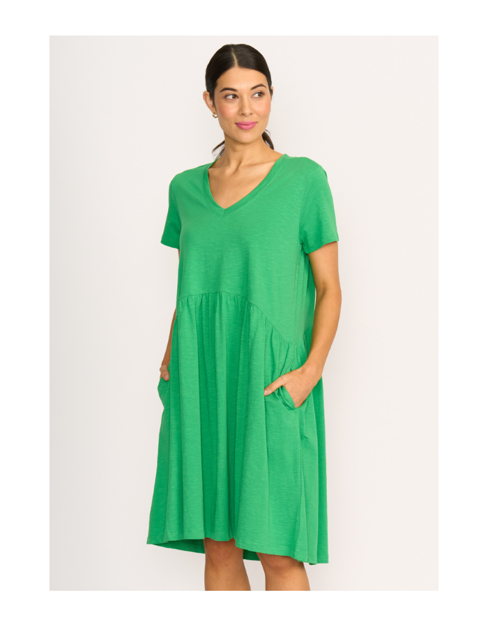 Foil Frill Seeker Dress