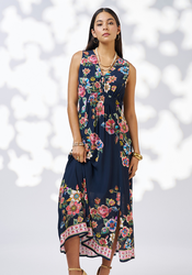 Mystic Rose Midi Dress