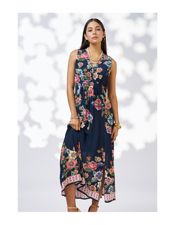 Loobies Story Mystic Rose Midi Dress