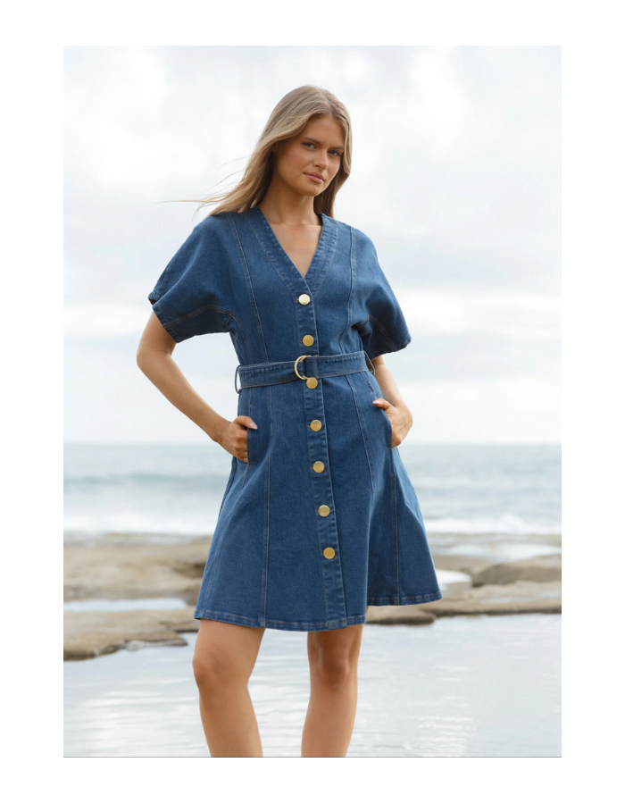 Betty Basics Fiori Denim Dress