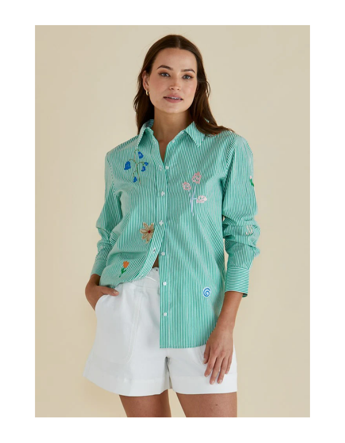 Betty Basics Kimmie Floral Shirt