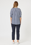 Harlequin Striped Top